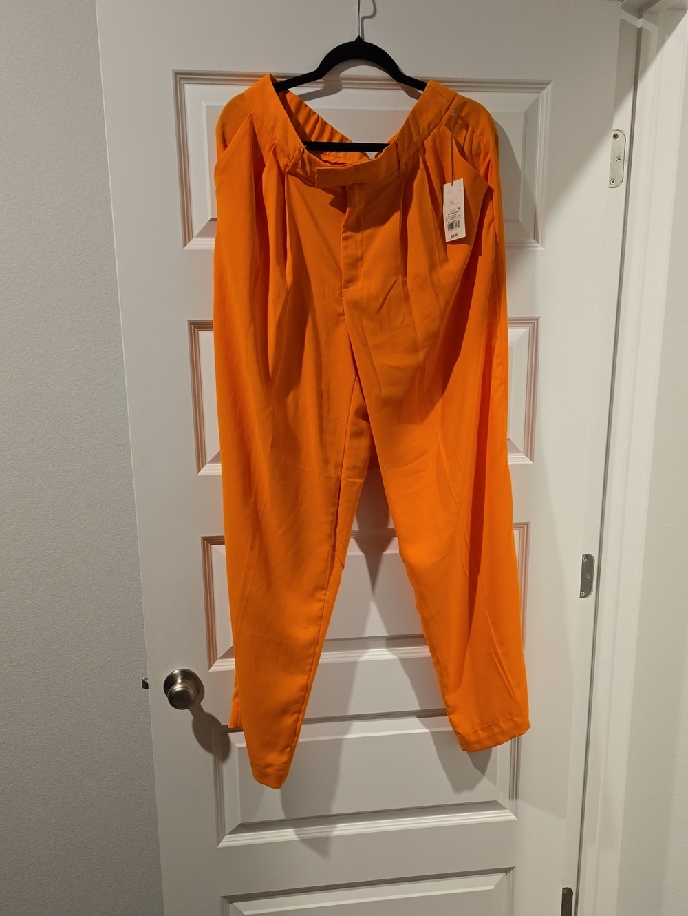 A New Day Bright Orange Tapered Dress Pants